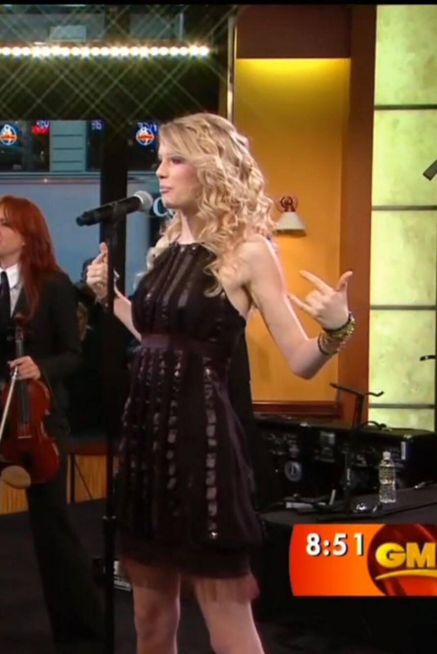 Vintage Sue Wong Nocturne Dress 2008 Taylor Swift Black GMA Size 6